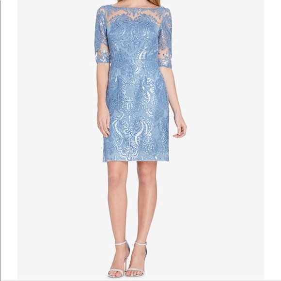 Tahari periwinkle dress Clearance